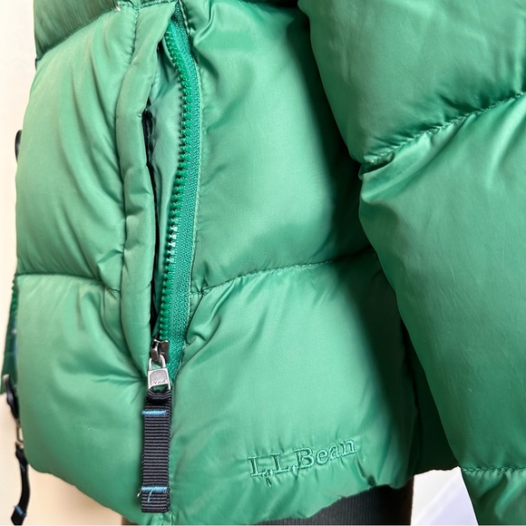 LL Bean Goosedown Puffer Coat with Removable Hood - Picture 6 of 16